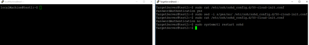 Cambiando el PasswordAuthentication